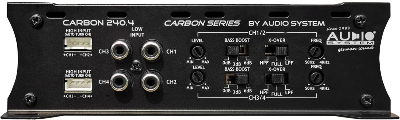 Audio System Carbon-240.4 - 4-Kanal Verstärker 5 Audio System Carbon-240.4 - 4-Kanal Verstärker – Bild 3