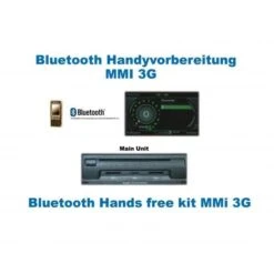 Kufatec Handyvorbereitung Bluetooth Audi A5 8T ''Cabrio'' MMI 3G ''Nur Bluetooth'