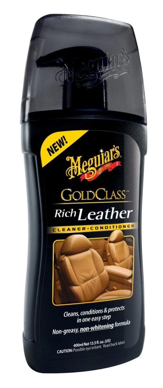 Meguiars Gold Class Rich Leather Cleaner & Conditioner 3 Meguiars Gold Class Rich Leather Cleaner & Conditioner