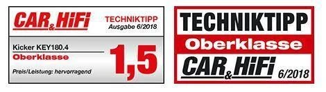 Kicker KEY180.4PP - 4-Kanal Verstärker Mit DSP Digital Inkl. Adapterkabel 7 Kicker KEY180.4PP - 4-Kanal Verstärker Mit DSP Digital Inkl. Adapterkabel – Bild 5