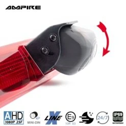 Ampire KVA-VITO-H - Rückfahrkamera Für Mercedes Vito (W447) Mit Heckklappe -Elektronikgeschäft AMPIRE Kamera AHD Mercedes Vito W447 mit Heckklappe KVA VITO H b 2 1280x1280