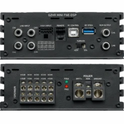 Ground Zero GZHA MINI FIVE DSP - 5-Kanal Verstärker -Elektronikgeschäft GZHA MINI Five DSP Side 1280x1280